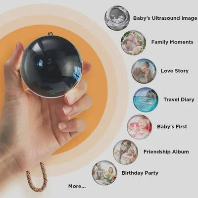 3D Memory Crystal Sphere – Personalized Video Gift By Kristelle